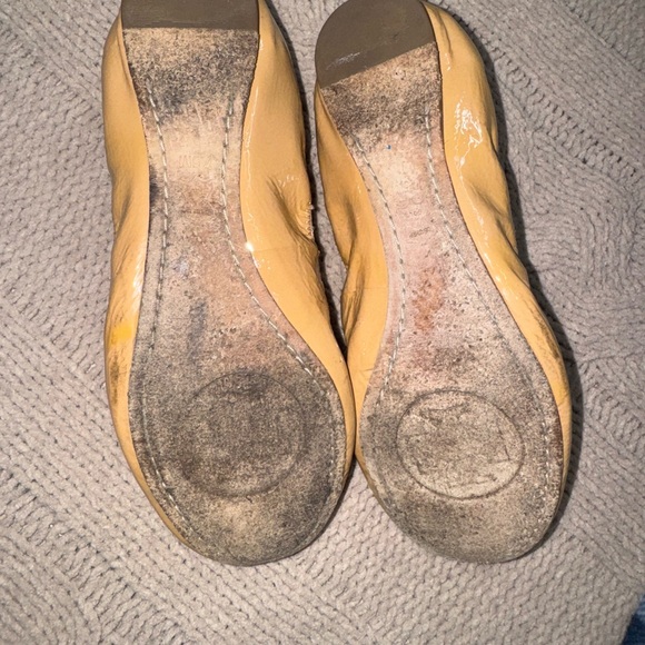 Tory Burch Women's Mustard Yellow Flats - Picture 4 of 5